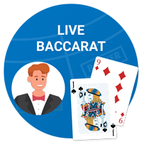 Online Live Dealer baccarat