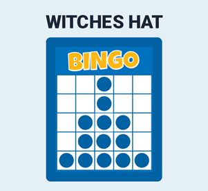 Online Bingo - Witches hat