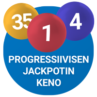 Progressiivisen jackpotin keno