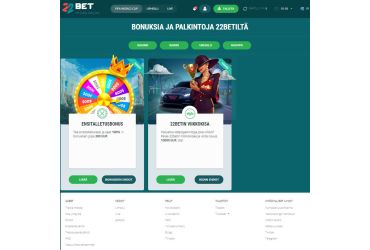 22bet Casino - bonukset ja kampanjat | netti-casino.biz