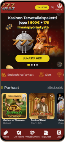 777Vault Casino matkapuhelimella