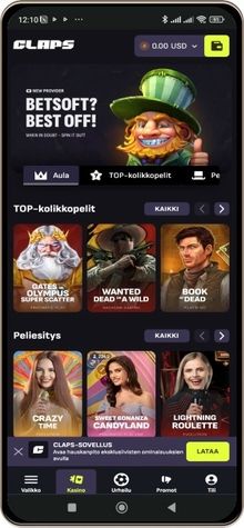 Claps Casino matkapuhelimella