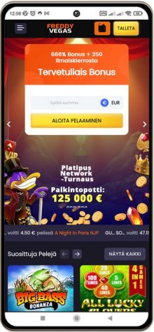 FreddyVegas Casino matkapuhelimella
