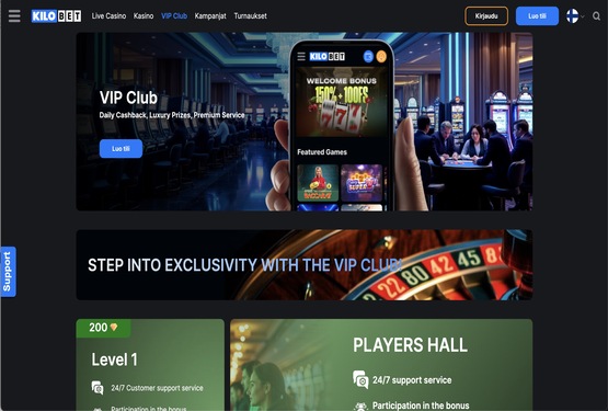 Kilobet Casino VIP-ohjelma