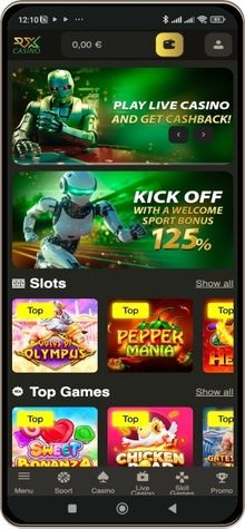 RX Casino matkapuhelimella