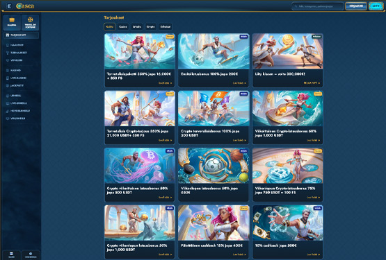 Casea Casino bonustarjous