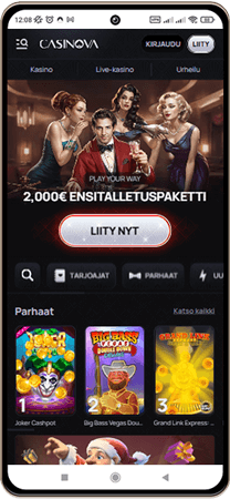 Casinova Casino matkapuhelimella