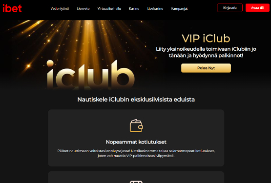 iBet Kasino VIP-ohjelma