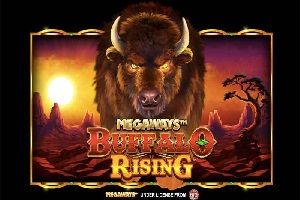 Buffalo rising slot logo